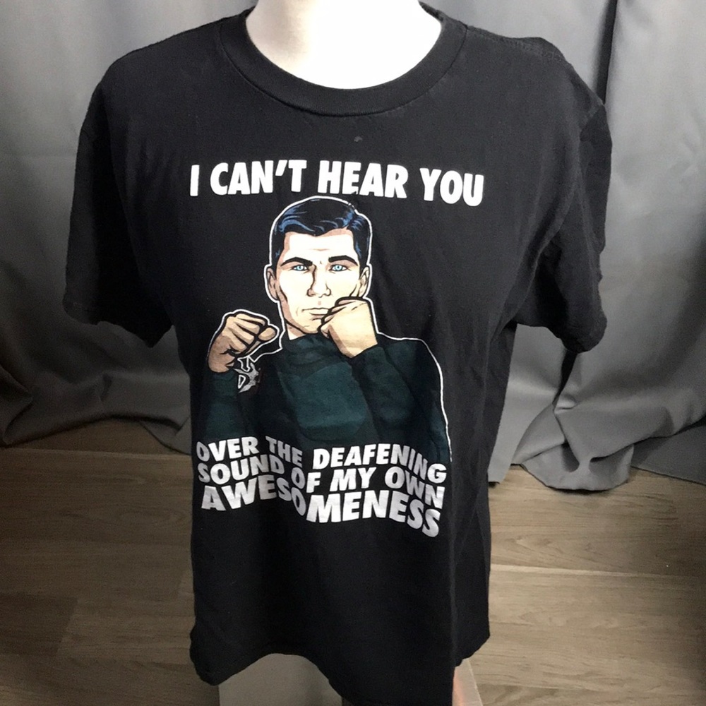 Archer  TShirt, M, Black
